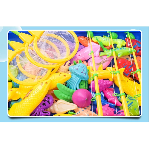 Развивающий набор Магнитная рыбалка (45 предметов) от Obetty