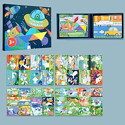 Развивающий набор Магнитный танграм от Obetty