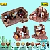 Магнітний конструктор Майнкрафт Minecraft Дерев'яний будиночок (80 деталей) від Obetty