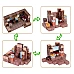 Магнітний конструктор Майнкрафт Minecraft Дерев'яний будиночок (80 деталей) від Obetty