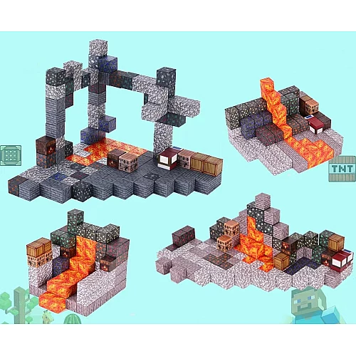 Магнітний конструктор Майнкрафт Minecraft Розвідка (128 деталей) від Obetty Магнітний конструктор Майнкрафт Minecraft Розвідка (128 деталей) від Obetty