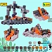 Магнітний конструктор Майнкрафт Minecraft Розвідка (128 деталей) від Obetty