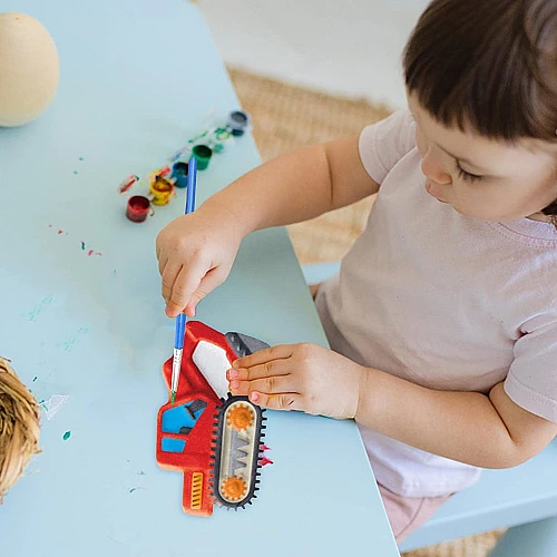 Набор для создания гипсовых магнитов Строительная техника от Obetty