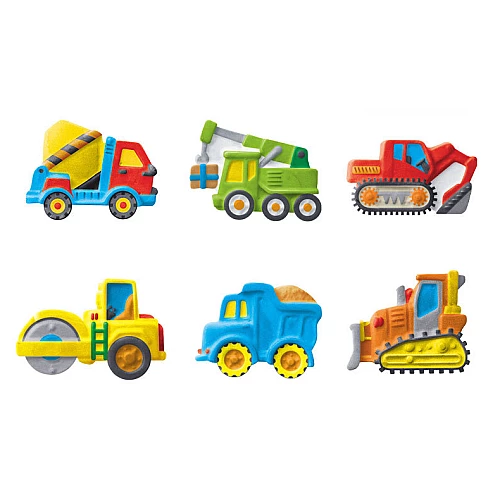 Набор для создания гипсовых магнитов Строительная техника от Obetty