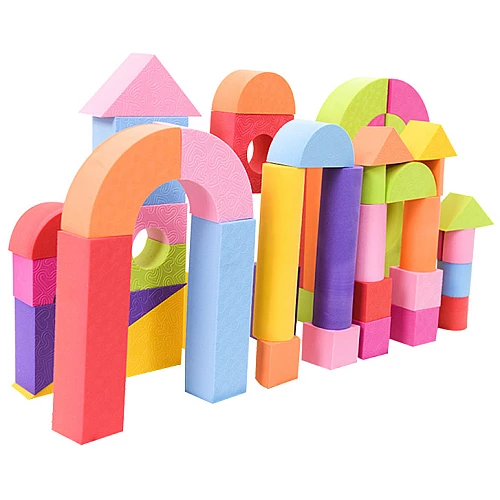 Набір м'яких будівельних блоків Замок (52 деталі) від Obetty