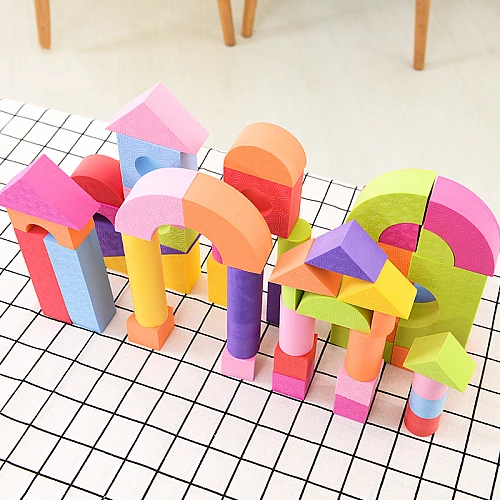 Набір м'яких будівельних блоків Замок (52 деталі) від Obetty