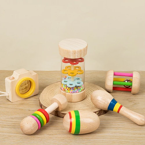 Набір дерев'яних брязкалець (6 шт) від Obetty