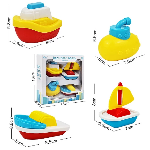 Набір для купання Кораблики (4 шт) від Obetty