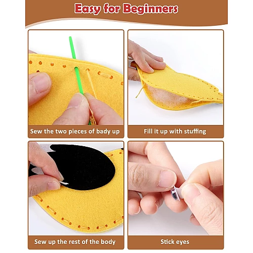 Набор для шитья из фетра Птицы от Obetty