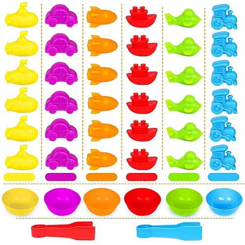 Набір фігурок для сортування Транспорт від Obetty