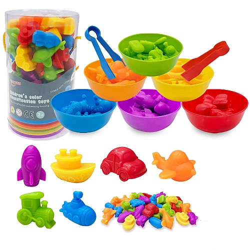 Набір фігурок для сортування Транспорт від Obetty