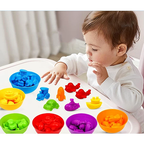 Набір фігурок для сортування Транспорт від Obetty