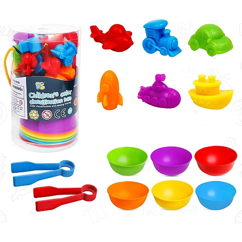 Набір фігурок для сортування Транспорт від Obetty