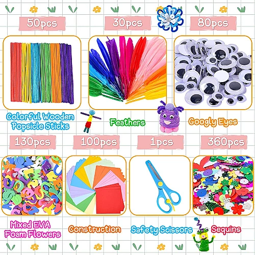 Набір для творчості (близько 1600 предметів) від Obetty