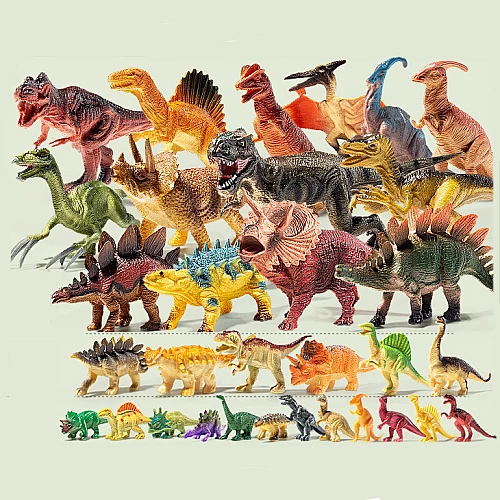 Развивающий набор фигурок Динозавры (82 предмета) от Obetty