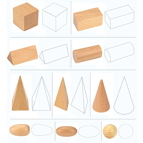 Навчальний набір Геометричних фігур від Obetty