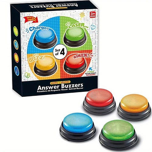 Набор кнопок для викторины (4 шт) от Obetty