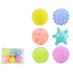 Набір масажних м'ячів (6 шт) від Obetty