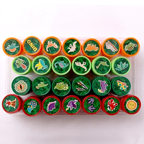 Развивающий набор штампов Динозавры от Obetty