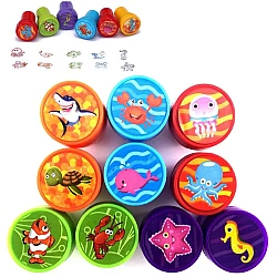 Розвиваючий набір штампів Мешканці морів від Obetty