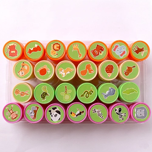 Розвиваючий набір штампів Тварини №3 від Obetty