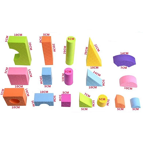 Будівельний набір з м'якими блоками (52 шт) від Obetty