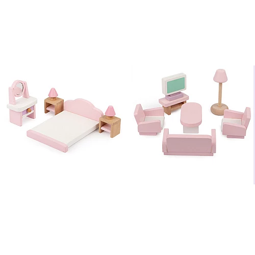 Развивающий набор игрушечной мебели (22 предмета) от Obetty