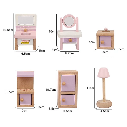 Развивающий набор игрушечной мебели (22 предмета) от Obetty