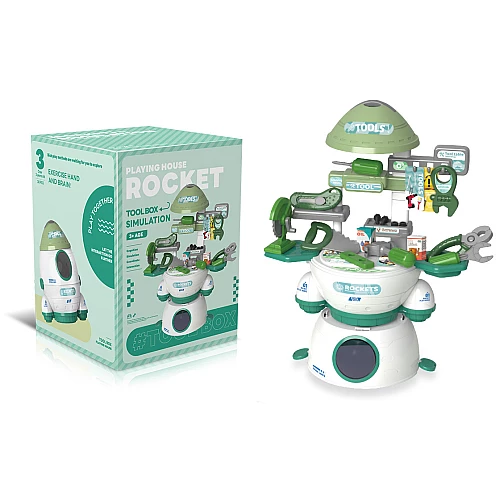 Развивающий набор инструментов Ракета (32 шт) от Obetty