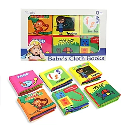 Розвиваючий набір м'яких книжок (6 шт) від Obetty