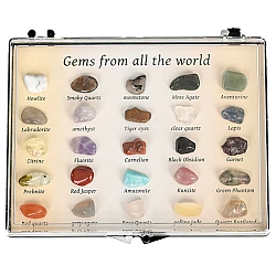 Науковий набір міні-кристалічних зразків дорогоцінних каменів від Obetty