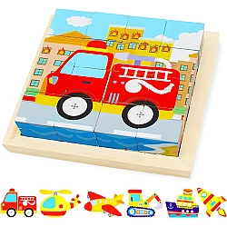 Набір кубиків Транспорт від Obetty