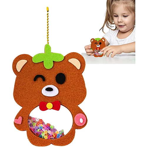 Подвеска из фетра Медведь от Obetty