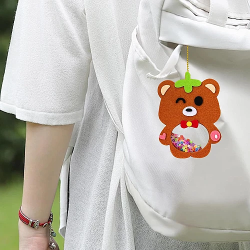 Подвеска из фетра Медведь от Obetty