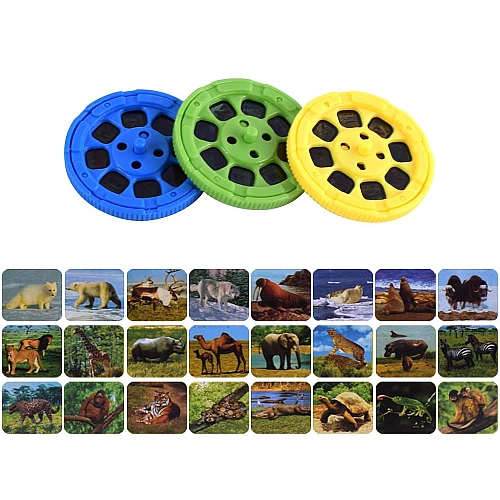 Развивающий набор проектор Дикие животные от Obetty
