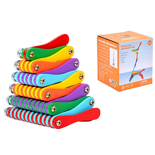 Розвиваючий 3D-пазл Райдужний трансформер від Obetty