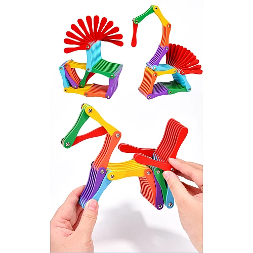 Розвиваючий 3D-пазл Райдужний трансформер від Obetty