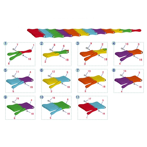Розвиваючий 3D-пазл Райдужний трансформер від Obetty