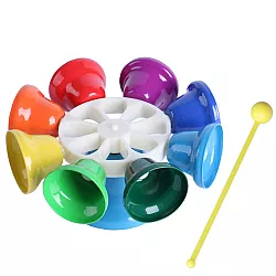 Музыкальная игрушка Разноцветные колокольчики (8 шт) от Obetty