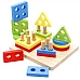 Іграшка сортер Різнокольорові геометричні фігури від Obetty