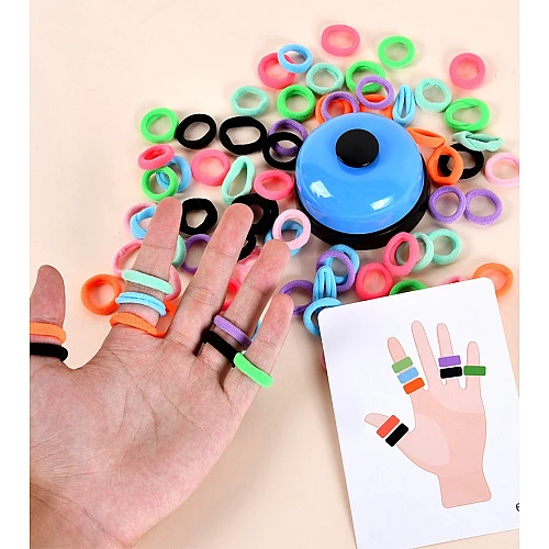 Розвиваюча гра Різнокольорові кільця від Obetty