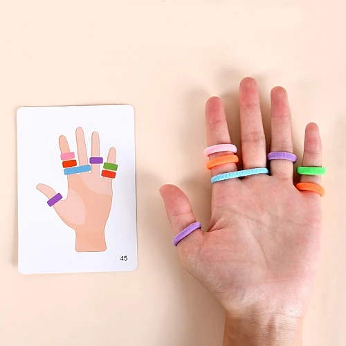 Розвиваюча гра Різнокольорові кільця від Obetty