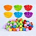 Набор для сортировки Разноцветные помпоны (80 шт) от Obetty