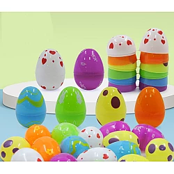 Розвиваючий набір Різнокольорові яйця (10 шт 6 см) від Obetty
