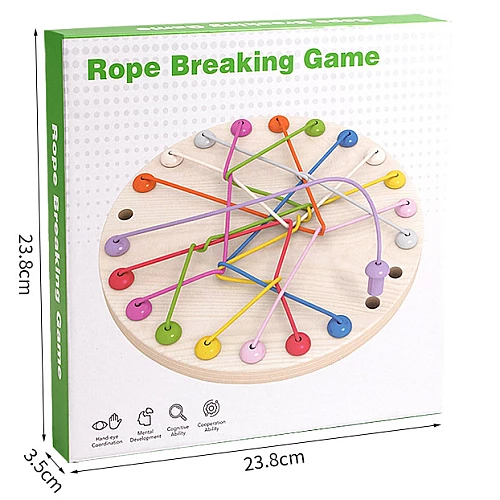 Розвиваюча гра Розплутай мотузки від Obetty