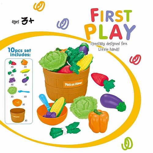 Розвиваючий набір Овочі (10 предметів) від Obetty
