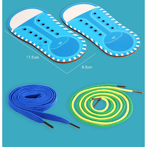 Розвиваюча іграшка-шнурівка 4 в 1 від Obetty