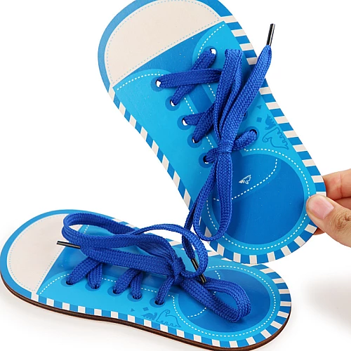 Розвиваюча іграшка-шнурівка 4 в 1 від Obetty