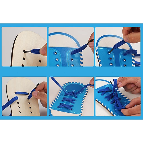 Розвиваюча іграшка-шнурівка 4 в 1 від Obetty