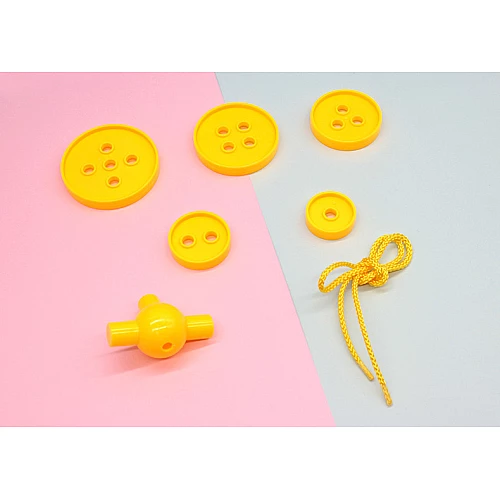 Развивающий набор шнуровка Пуговицы (42 элемента) от Obetty